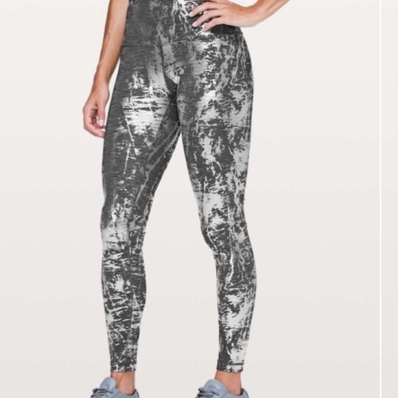 lululemon athletica Pants - Lululemon Wunder under in brindle foil